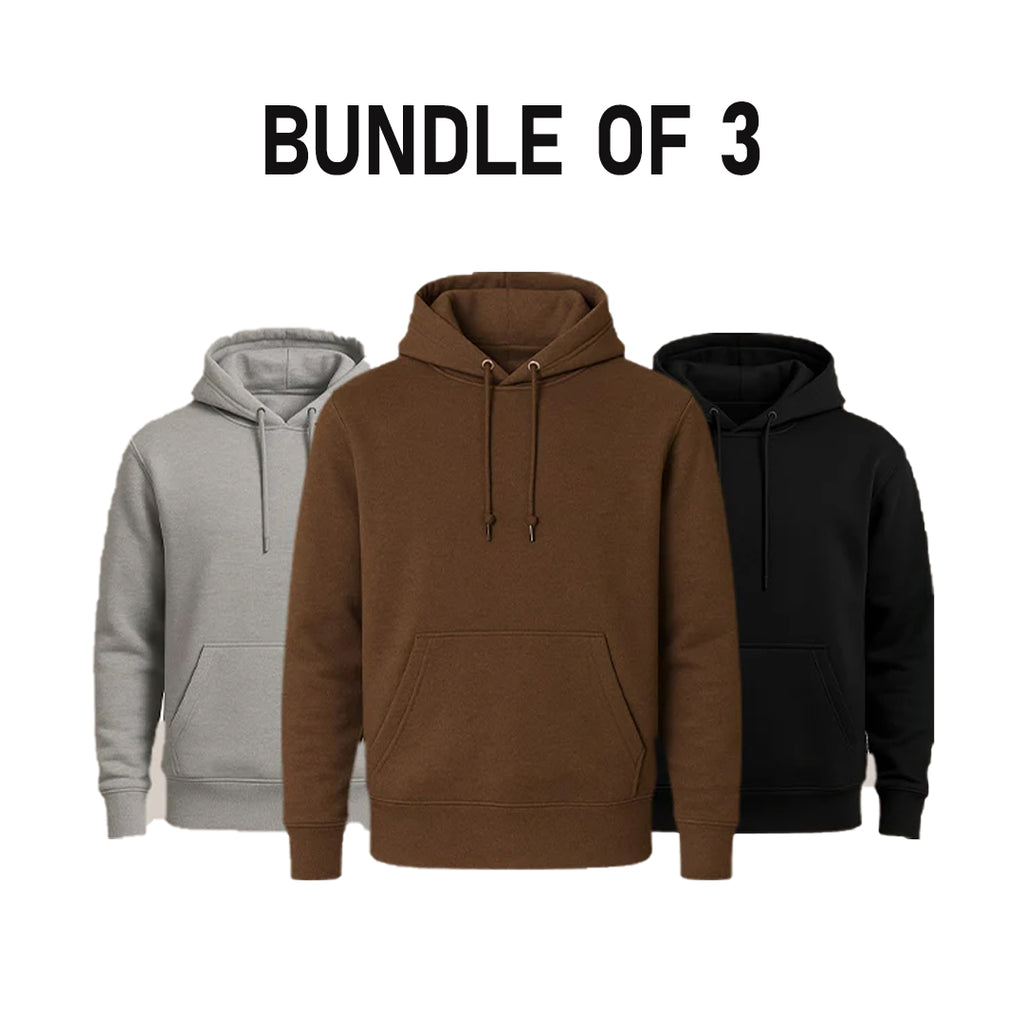 Bundle of 3 - Full Sleeves Hoodies