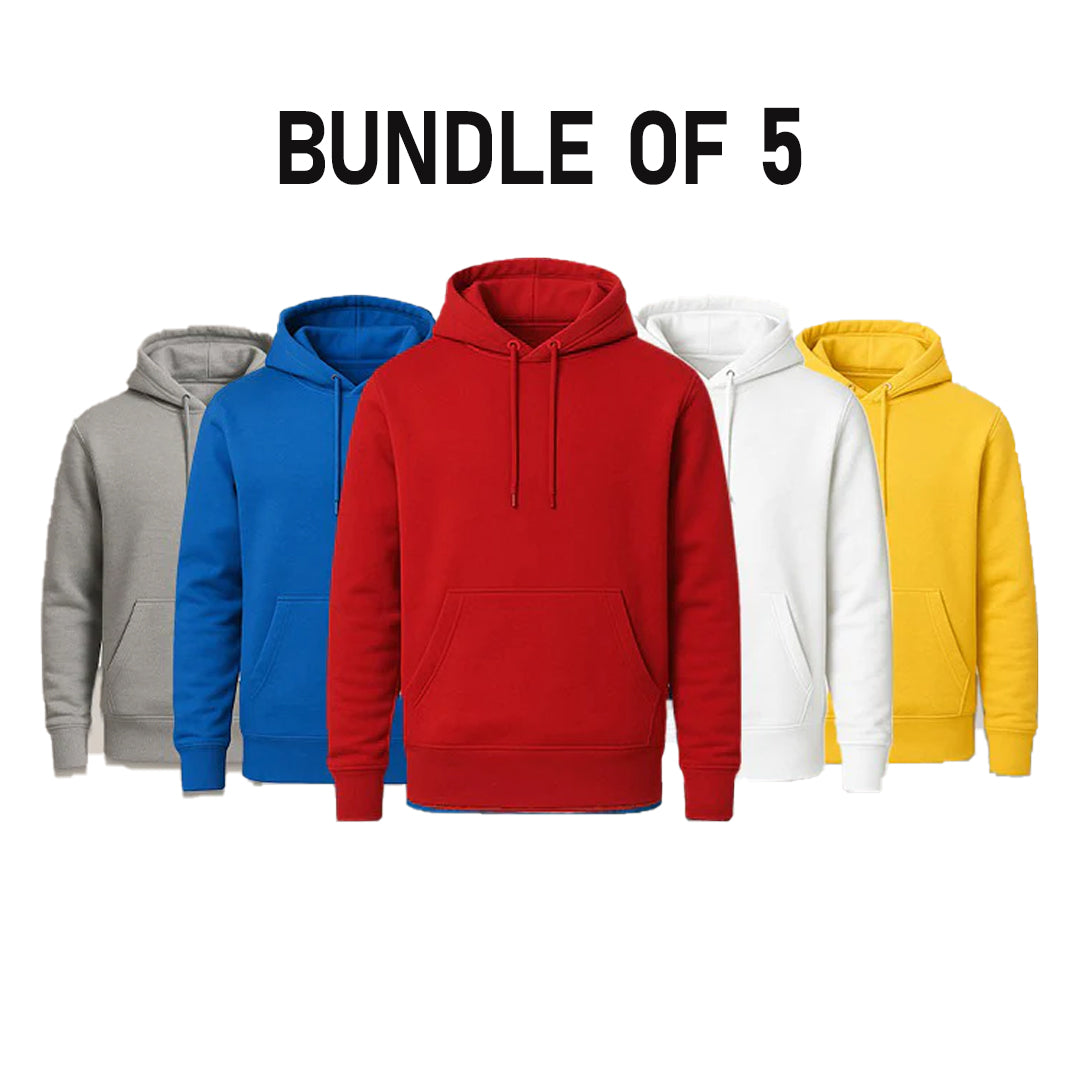 Bundle of 5 - Full Sleeves Hoodies