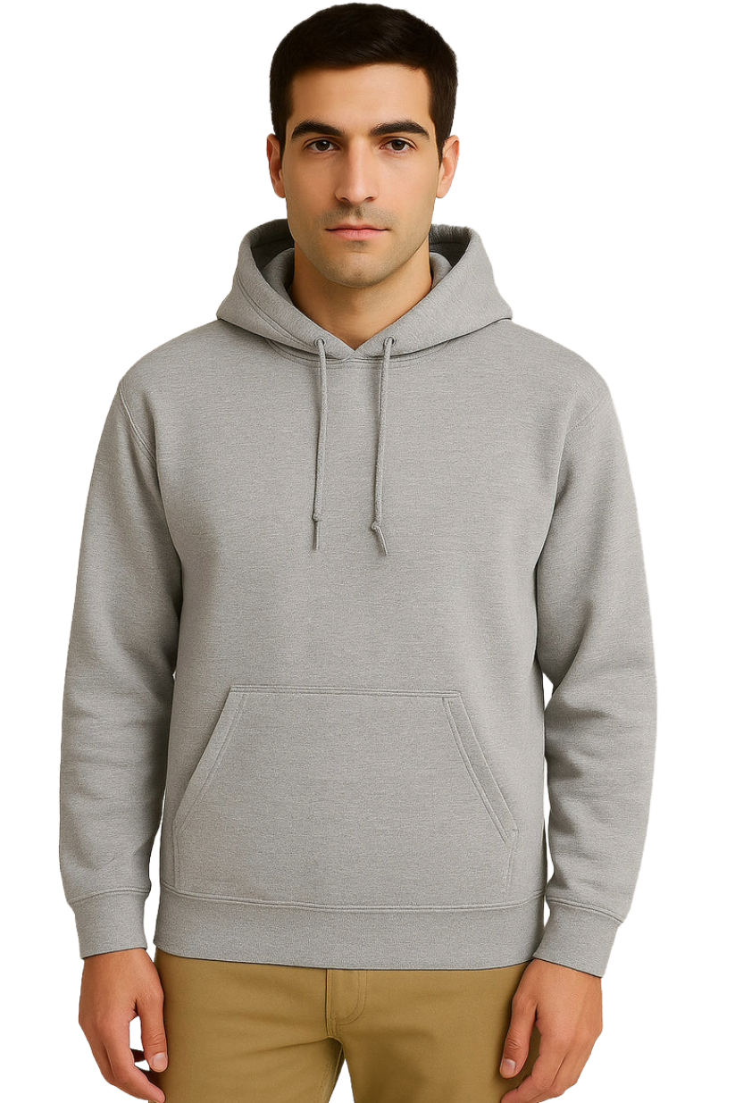 Full Sleeve-Grey Hoodie