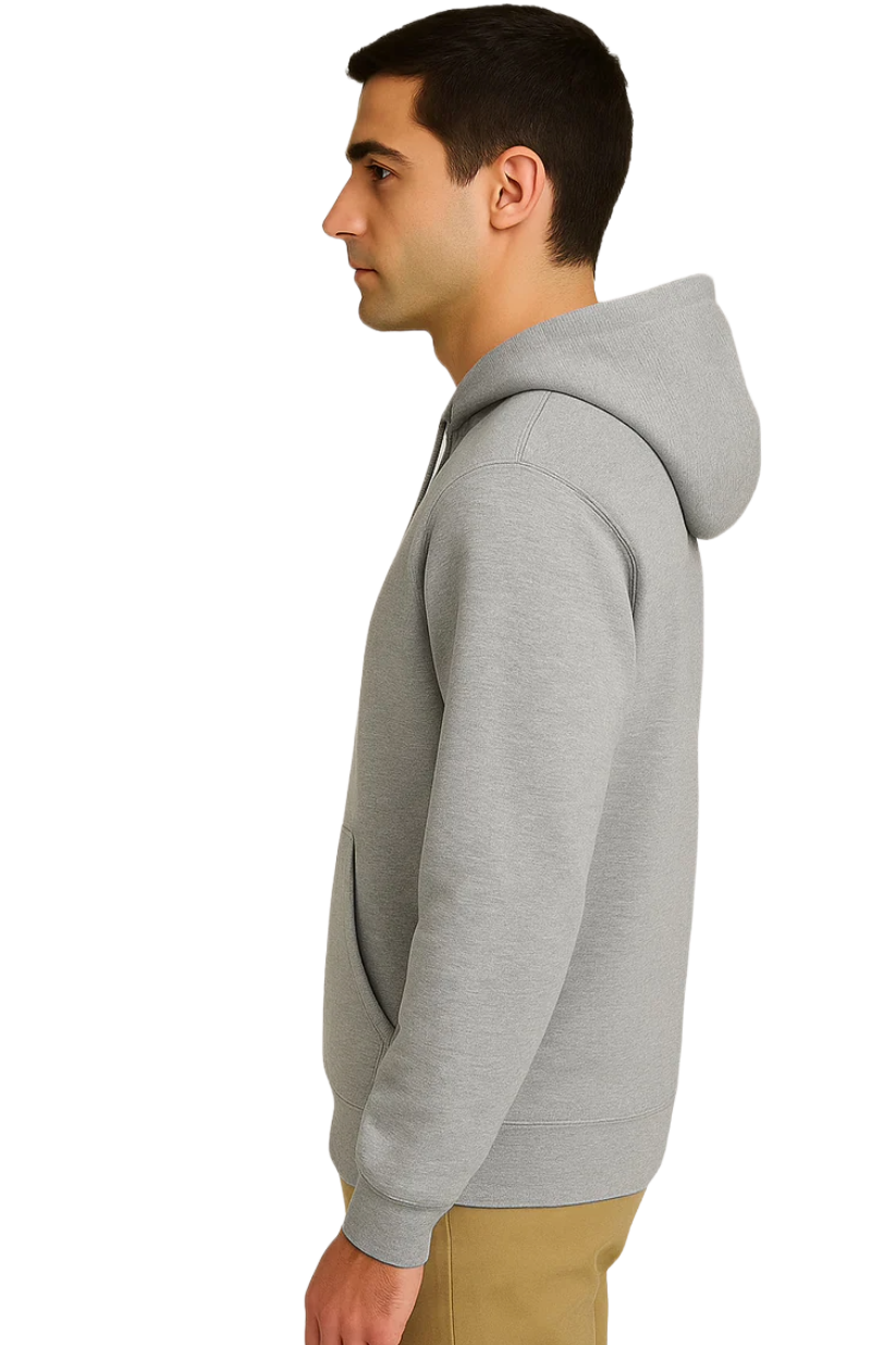Full Sleeve-Grey Hoodie