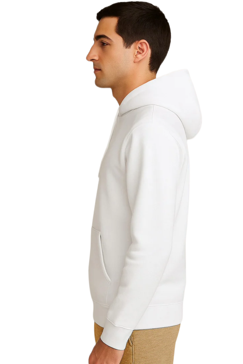 Full Sleeve - White Hoodie