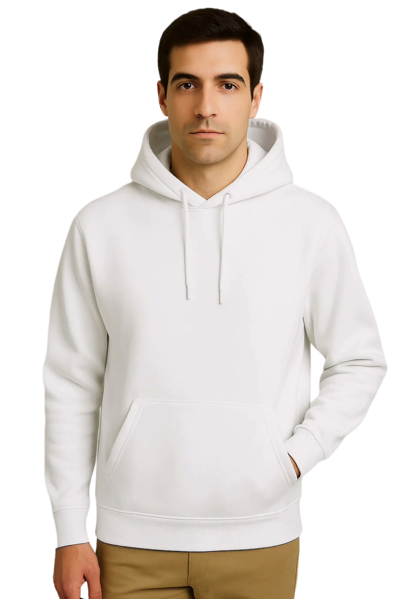 Full Sleeve - White Hoodie