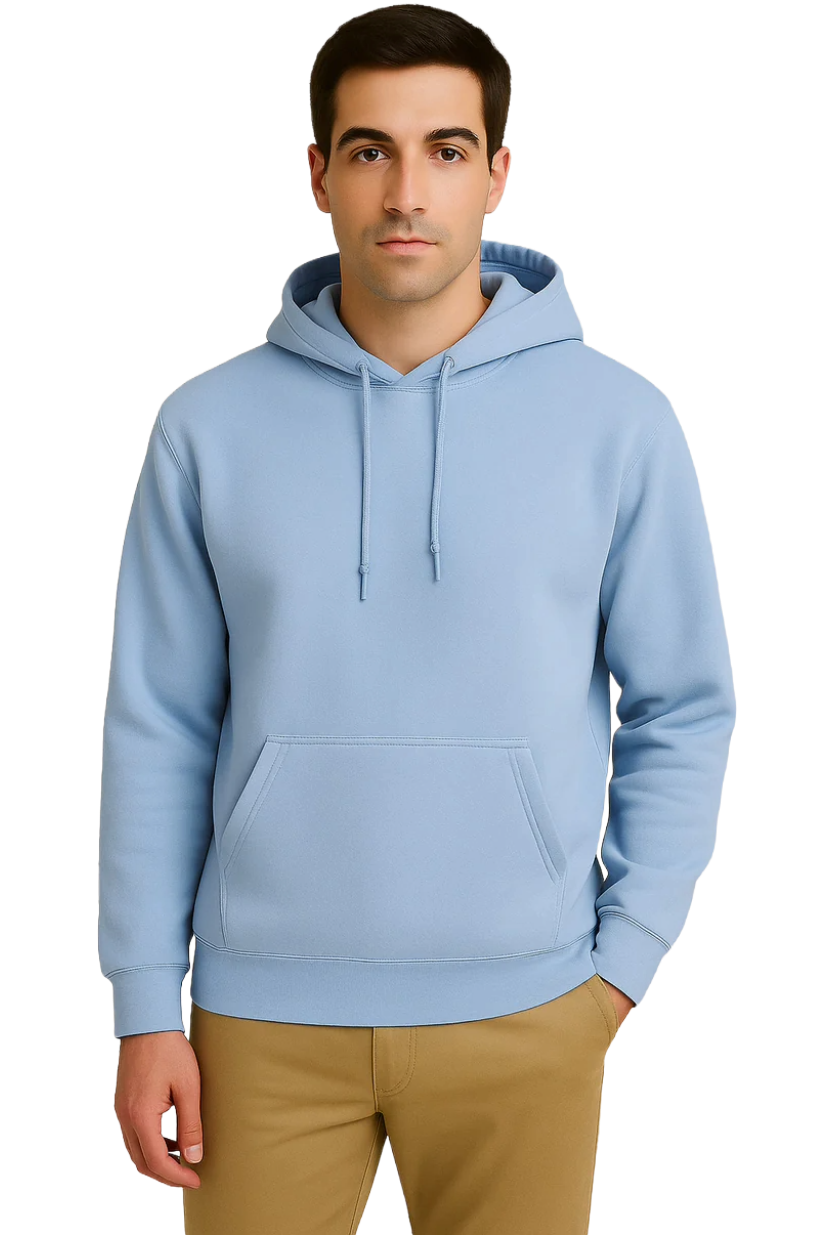 Full Sleeve-Sea Blue Hoodie
