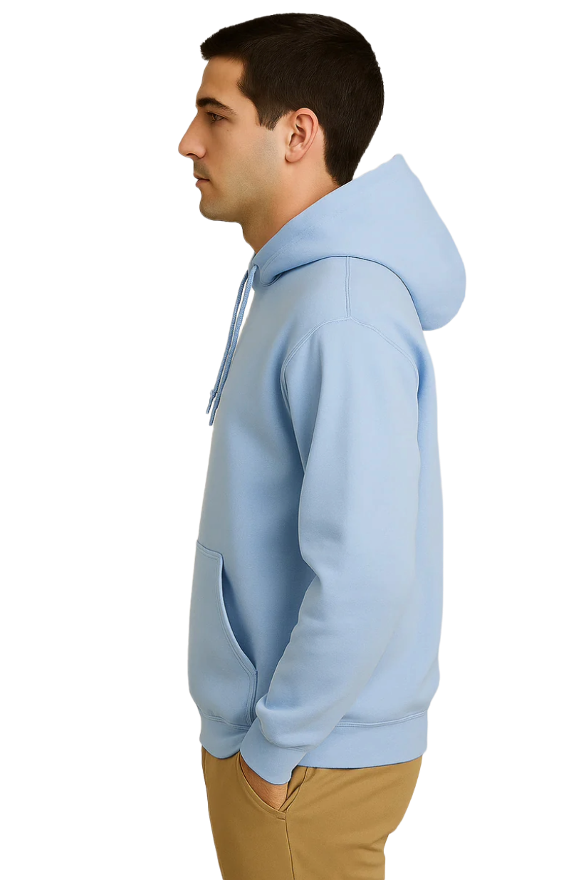 Full Sleeve-Sea Blue Hoodie