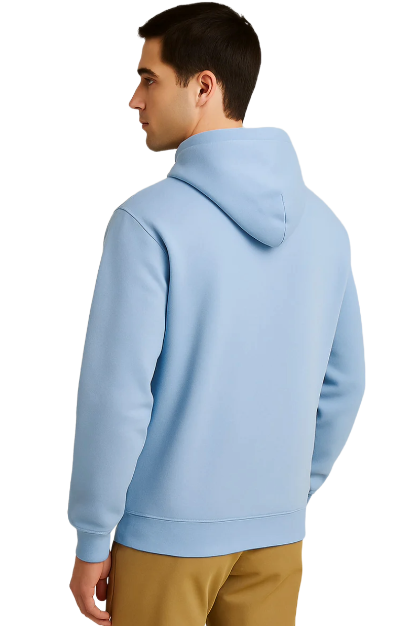 Full Sleeve-Sea Blue Hoodie