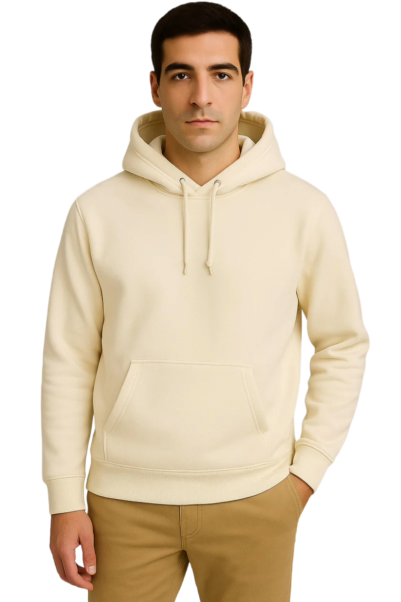 Full Sleeve - Cream Hoodie