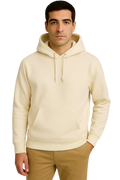 Full Sleeve - Cream Hoodie