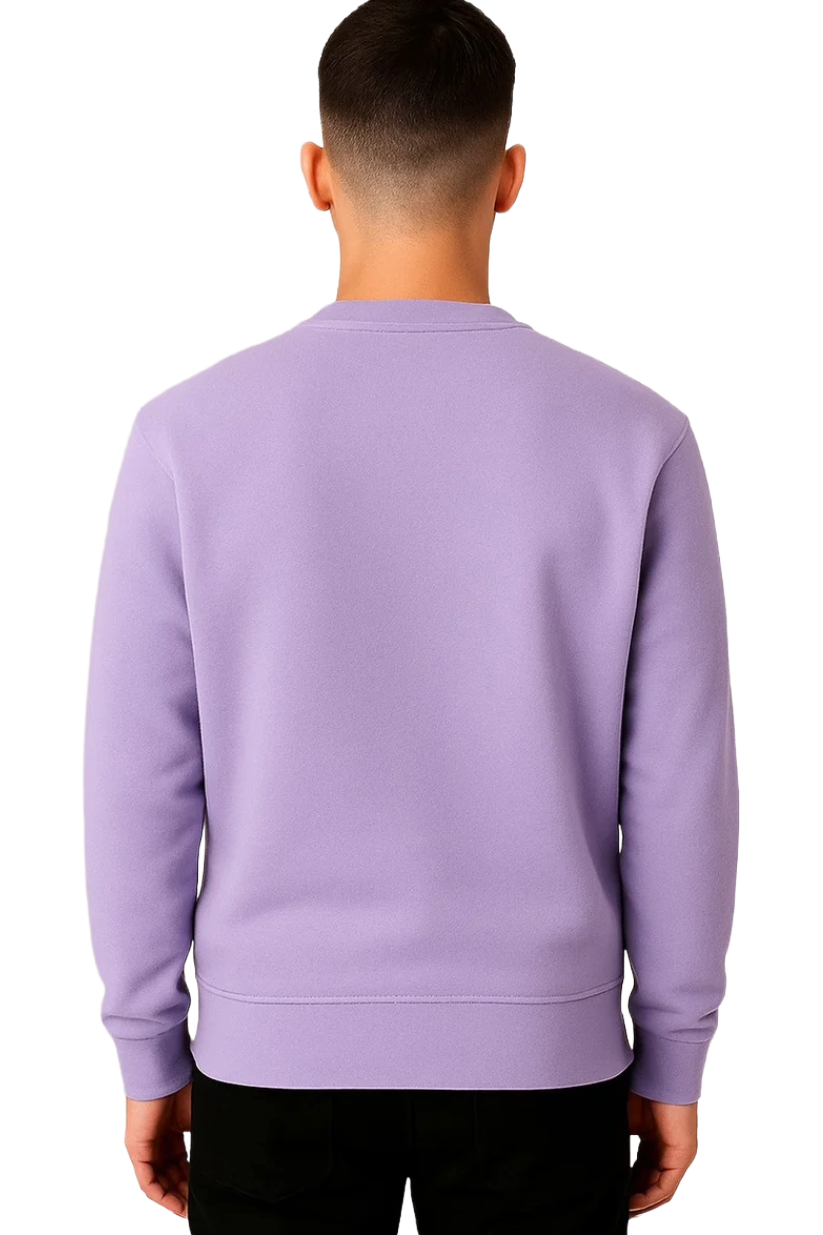 Soft Knit Lilac Sweatshirt | Simple Style