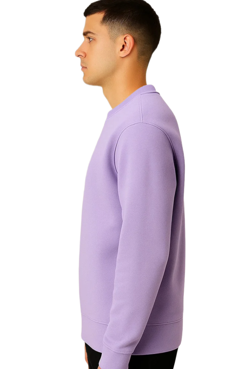 Soft Knit Lilac Sweatshirt | Simple Style