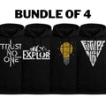 Bundle of 4 | Basic Hoodie | Inspirational Graphics