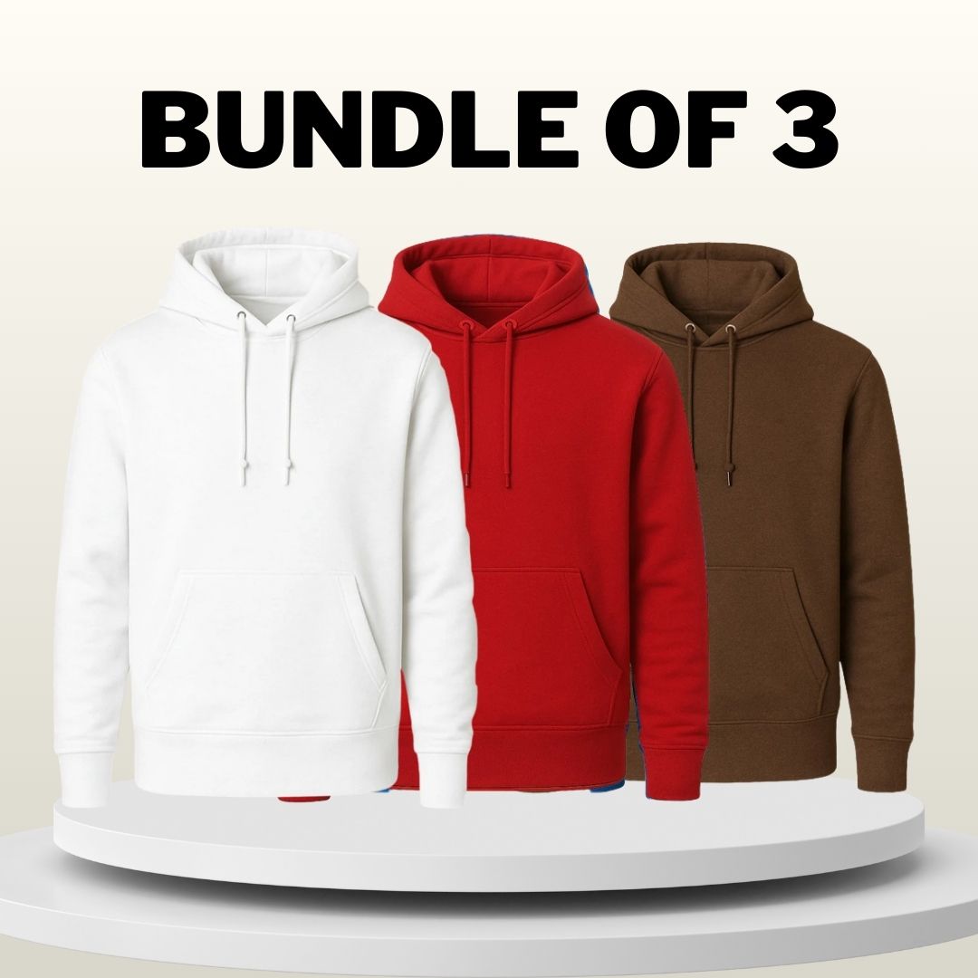 Bundle of 3 - Full Sleeves Hoodies